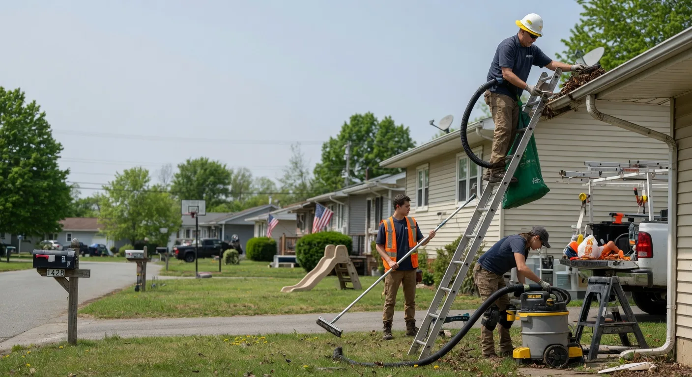 Gutter Installation in Farmersville, IL near me